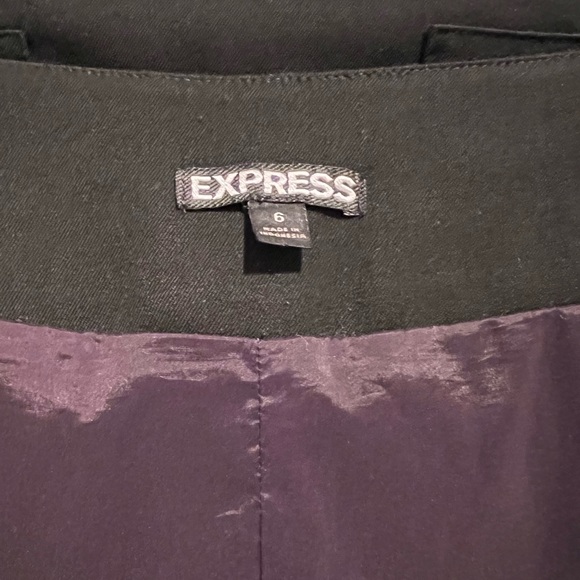 Express Black Pencil Skirt Size 6 - Picture 6 of 8